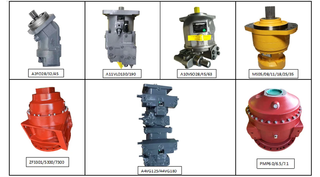 Jeil Jmv 44/22 45/28 53/34 64 53/31 76/45 147/95 155/89 173/101 185/114 Rotary Group Cylinder Block Pistons Valve Plate Shaft Hydraulic Motor Pump Parts